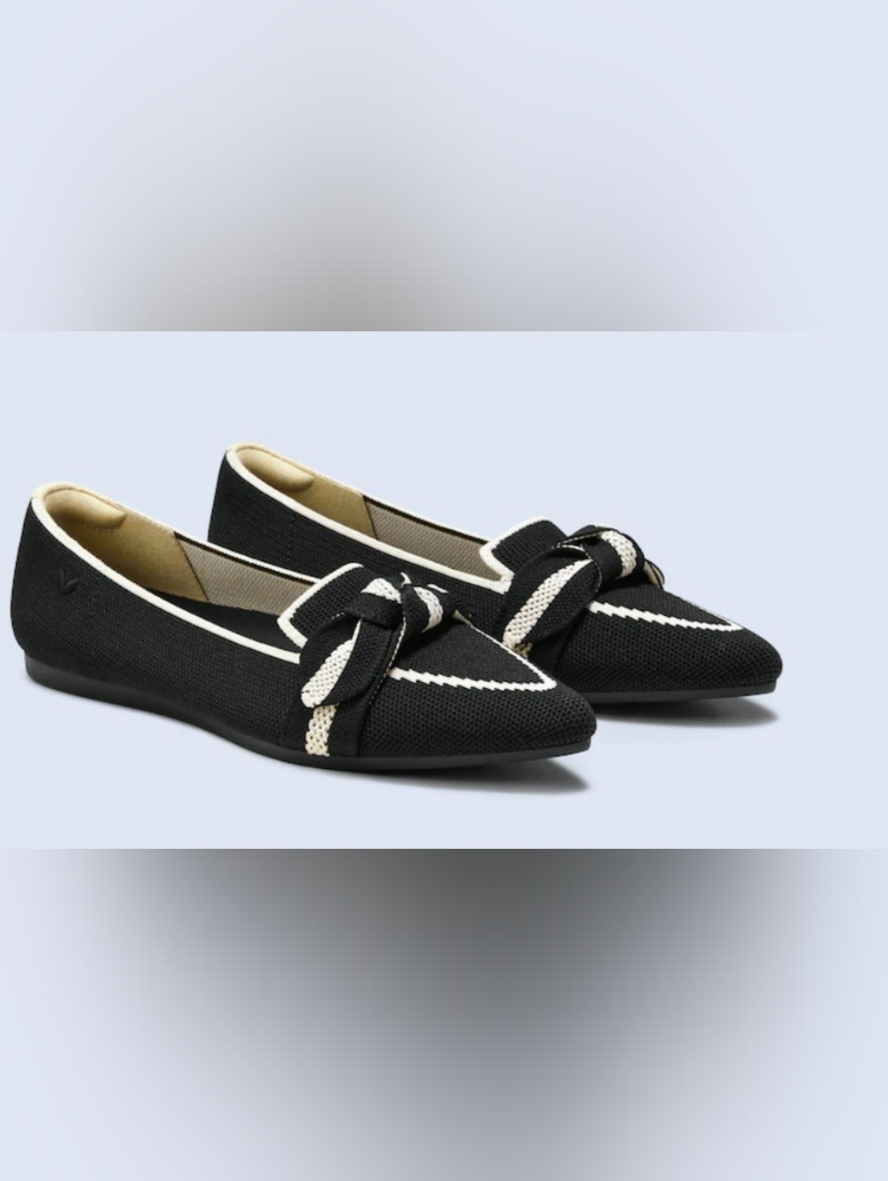 Vivaia Michele 2.0 Pointed Toe Bow Flats